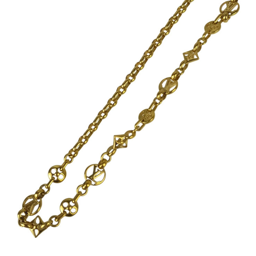 LOUIS VUITTON Gold Necklace - Picture 2 of 6